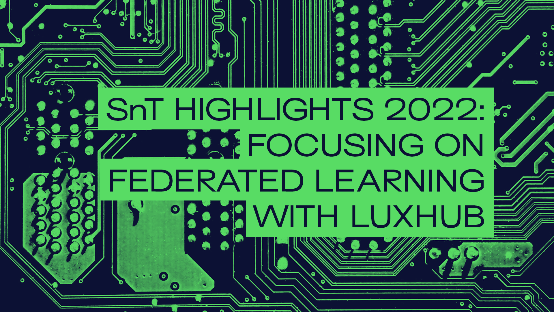 snt federated learning ai