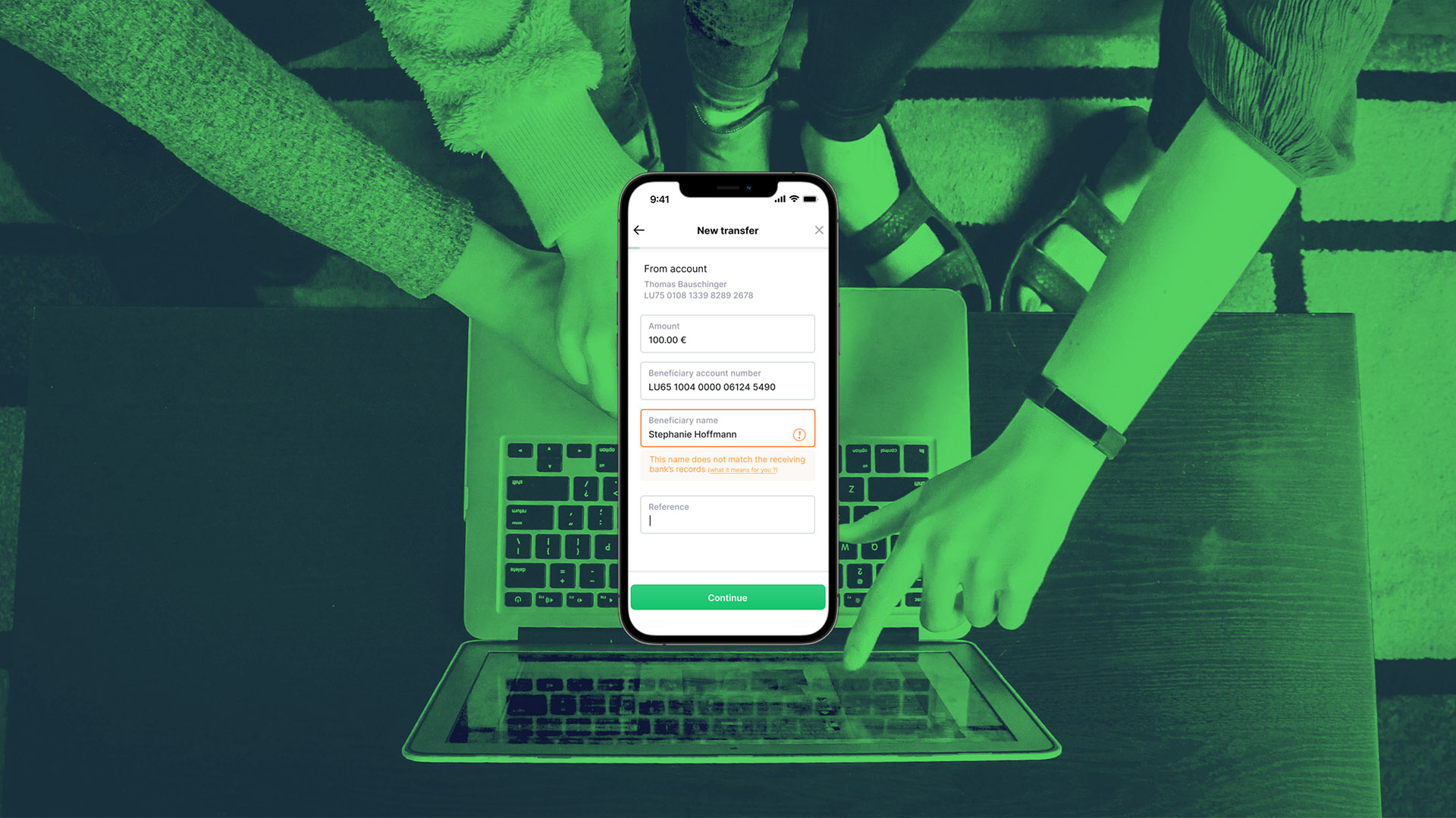 verification of payee emi